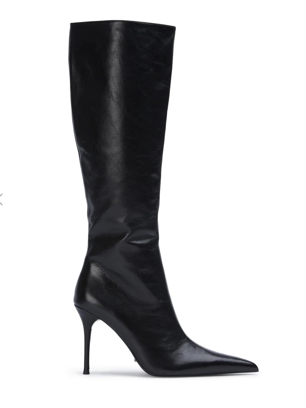 Tony Bianco Izia heeled boots Black Point Toe Knee-High heels Revolve 7